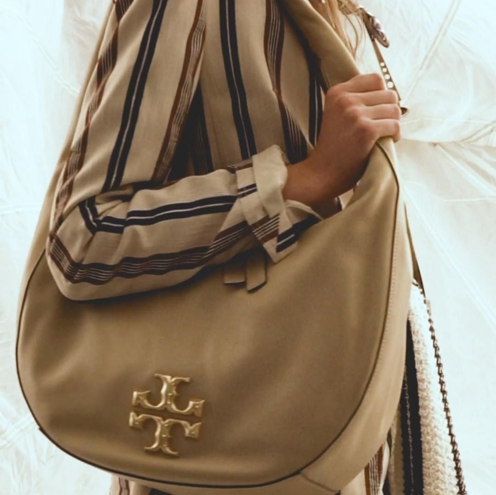 Tory Burch Kira deconstructed hobo